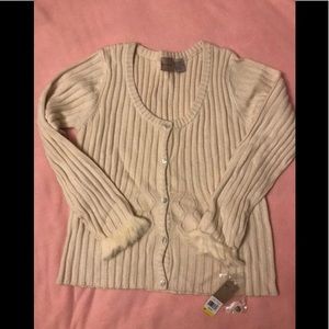 Massini scoop neck y2k sweater cardigan